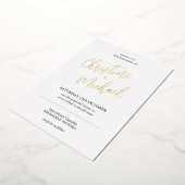 箔押し招待状 箔招待状 (回転した状態)