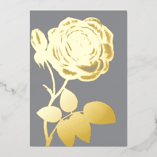 箔押し招待状 箔招待状 (正面)