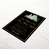 箔押し招待状 箔招待状 (回転した状態)