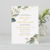 箔押し招待状 箔招待状 (立ち正面)