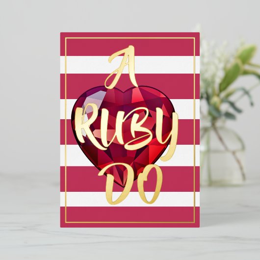 箔押し招待状 箔招待状 (立ち正面)