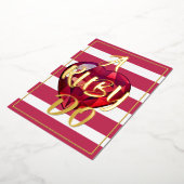 箔押し招待状 箔招待状 (回転した状態)