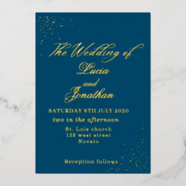 箔押し招待状 箔招待状