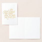 箔押し聖書の詩篇カード、ヨハネ 3:16 箔カード (ディスプレー)