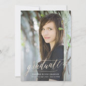 箔押し金ゴールドフェイク台本 招待状 (正面)