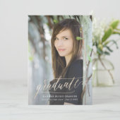 箔押し金ゴールドフェイク台本 招待状 (スタンド正面)