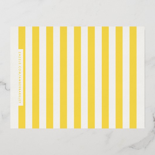 箔押しHello Sunshine 子供向けステーショナリー ノートカード (裏面)