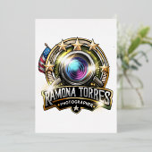 箔紙 箔招待状 (立ち正面)