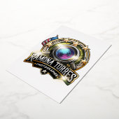 箔紙 箔招待状 (回転した状態)