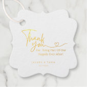 箔製の好意タグ フェイバータグ (正面)