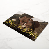 箔製 Save the Date 招待状 (回転した状態)