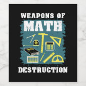 算数おもしろいの贈り物 ワインラベル (シングルラベル)