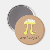 算数おもしろいユーモアLemon Pi記号 マグネット (正面/裏面)