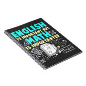 算数おもしろい先生ジョーク算数ギーク学校 ノートブック (右側)