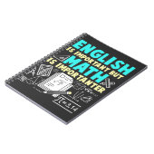 算数おもしろい先生ジョーク算数ギーク学校 ノートブック (左側)