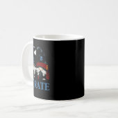 算数おもしろい先生ピラトのタコPi日シンボル コーヒーマグカップ (正面左)