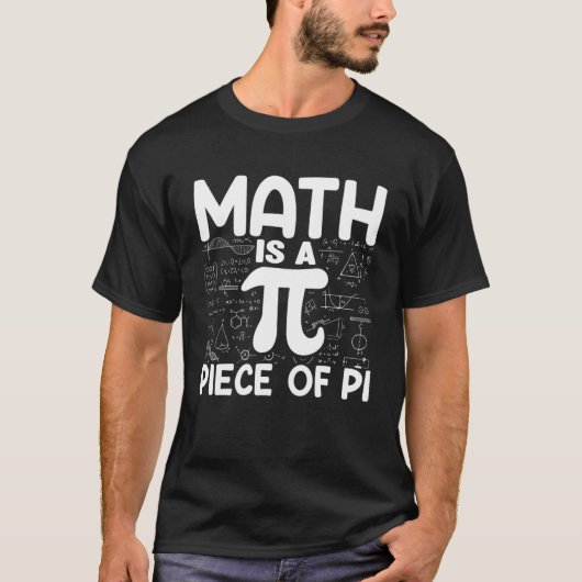 算数おもしろい先生Piメンズメンズマチュームエクアティ Tシャツ (正面)
