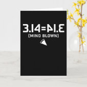 算数おもしろい愛好家3.14数学パイの日の記号 カード (黄色い花)