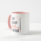 算数すごい先生救ザ・ワールド。お礼のプレゼント マグカップ (正面左)