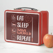 算数すごい先生救ザ・ワールド。お礼のプレゼント メタルランチボックス (インサイチュ)