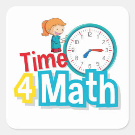 算数の時間 スクエアシール