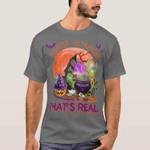 算数は魔法実在のおもしろいHalloween Wit Tシャツ