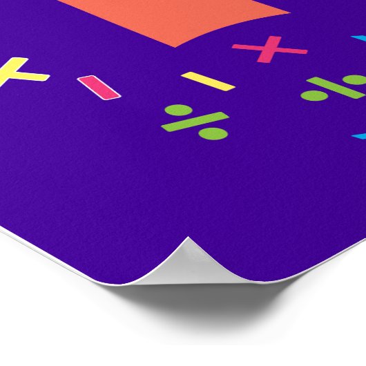 算数を学ぶのに好い日だ ポスター (角)