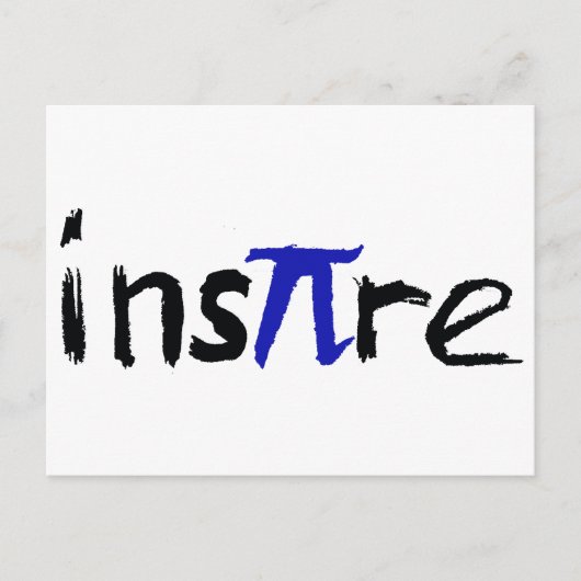 算数インスパイアはがき ポストカード (正面)