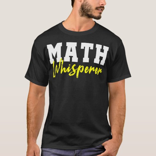 算数ウィスパー先生ギフトクールクール Tシャツ (正面)