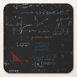 算数コースター スクエアペーパーコースター