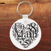 算数ハート キーホルダー (正面)