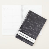 算数パーソナライズされた先生ブラック(式あり) プランナー手帳 (ディスプレー)