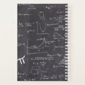 算数パーソナライズされた先生ブラック(式あり) プランナー手帳 (裏面)