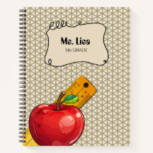 算数パーソナライズされた先生Appleノートブック