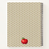 算数パーソナライズされた先生Appleノートブック ノートブック (裏面)