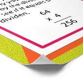 算数ポスターの分割方法 ポスター (角)