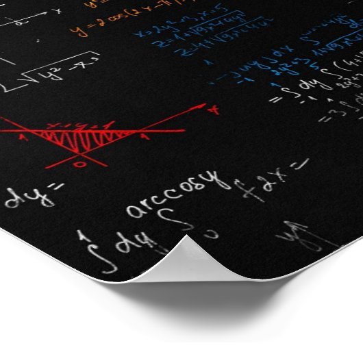 算数ポスター ポスター (角)