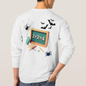 算数不気味先生 Tシャツ (裏面)