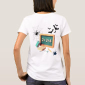 算数不気味先生 Tシャツ (裏面)
