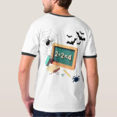 算数不気味先生 Tシャツ (裏面)