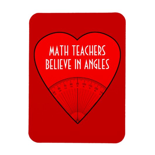 算数信じ先生（角度） マグネット (縦)