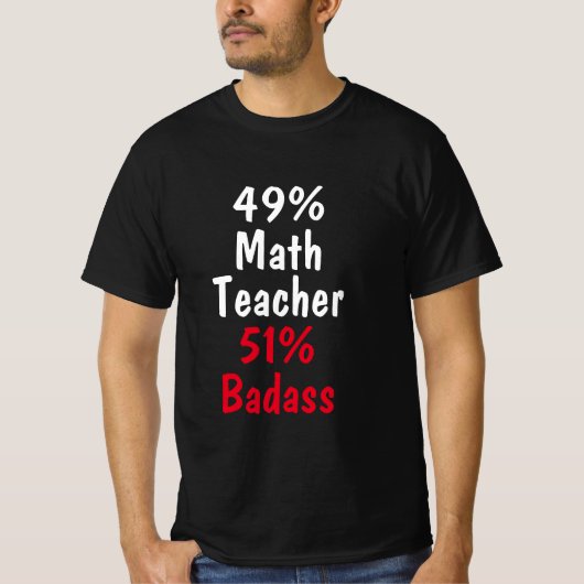 算数先生バダス Tシャツ (正面)