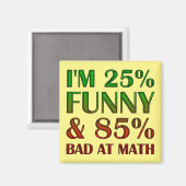 算数冷蔵庫用マグネット冷おもしろい蔵庫 マグネット (正面/裏面)