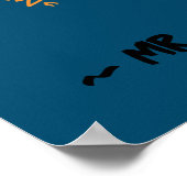 算数引用文ポスタ警告ーの： Math Zone Class Decor ポスター (角)