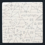 算数手の計書算イラスト ストーンコースター<br><div class="desc">数式の計算とグラフ付きの数式イラストを使用して、数式のおたくまたは先生をワウする。数学の恋人、会計士、または物理学者のための完璧な贈り物</div>