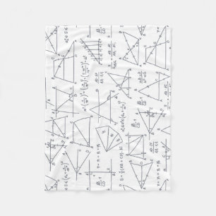 算数手の計書算イラスト フリースブランケット