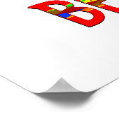 算数最高のおもしろい ポスター (角)