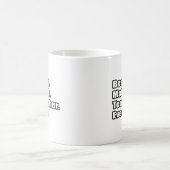 算数最高の先生なし コーヒーマグカップ (中央)