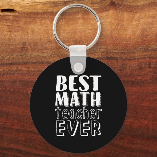 算数最高の先生エバー先生のデイギフト キーホルダー (正面)