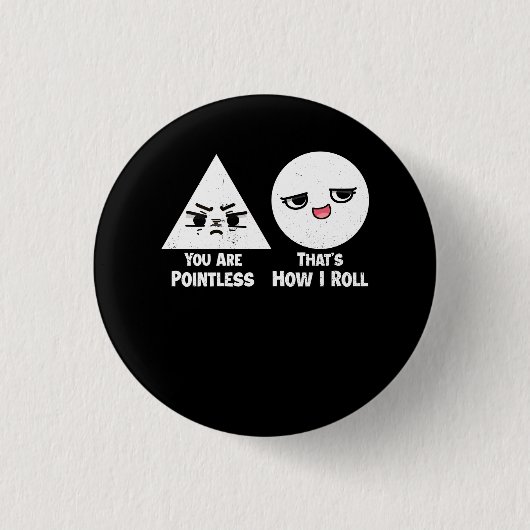 算数最高の先生ジョークユーモア科学おもしろいマット 缶バッジ (正面)